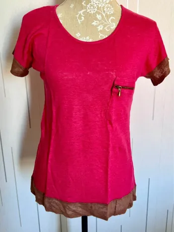 T shirt taille 40 en lin