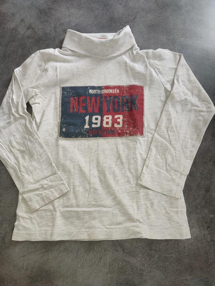 Sous pull gris New York