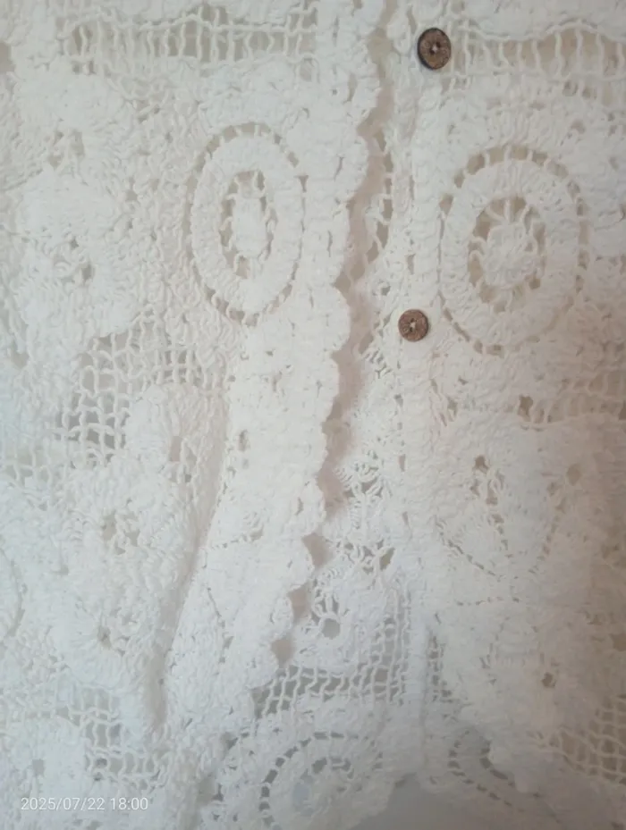 Gilet crochet dentelle - photo numéro 4