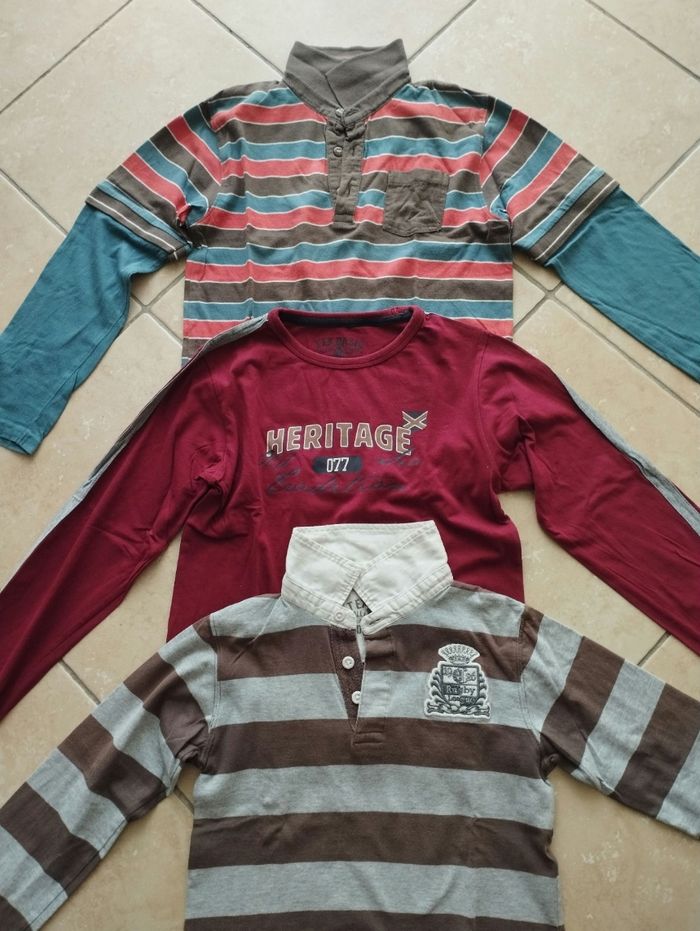 Lots polos fin garçon