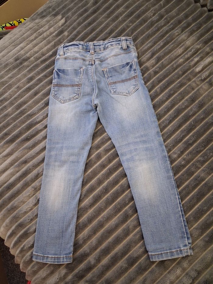 Jeans slim bleu clair 4 ans garçon - photo numéro 3