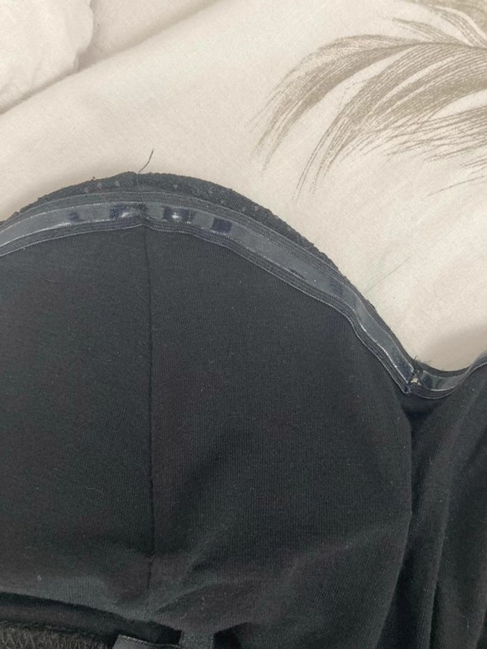 Robe bustier noire à paillettes Morgan taille S - photo numéro 7