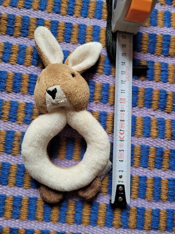 Hochet peluche lapin