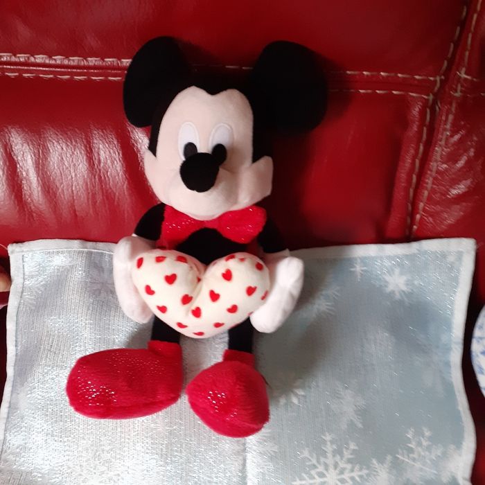Peluche Mickey avec noeud papillon - photo numéro 2