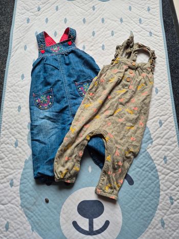 Lot de 2 salopettes combinaison