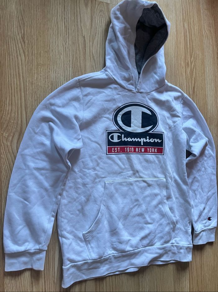 Pull Champion blanc M - photo numéro 5