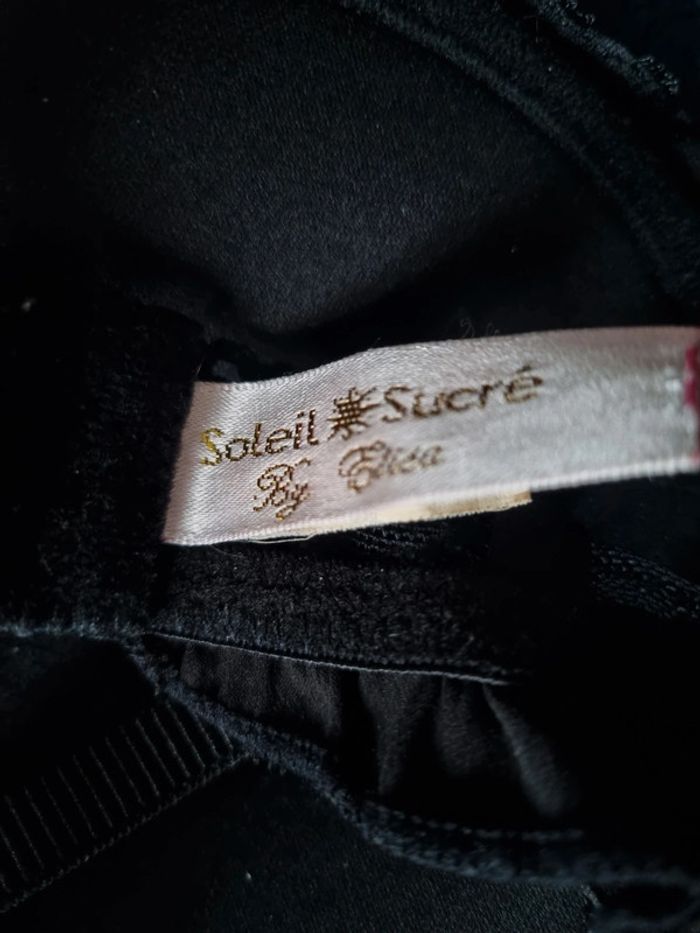 Soutien gorge noir dentelle 85B soleil sucré - photo numéro 5