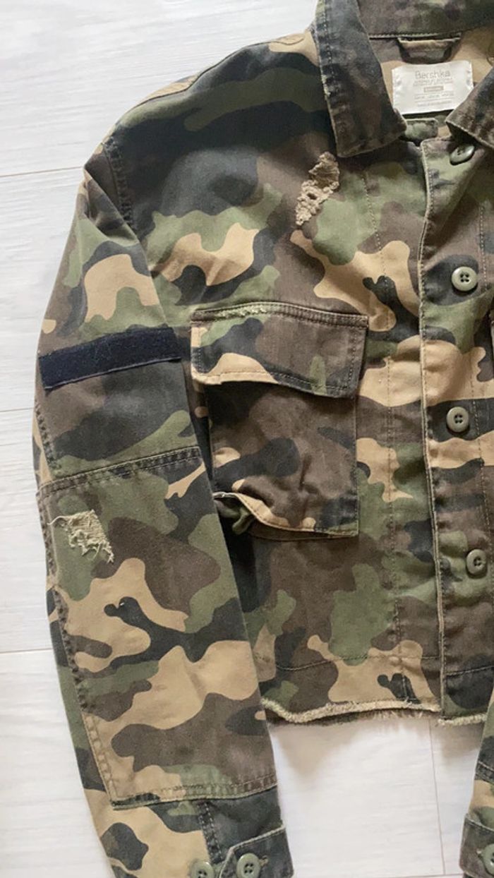 Veste en jean militaire - photo numéro 7