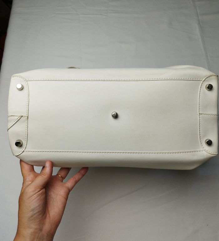 Sac Lancaster cuir blanc - photo numéro 4