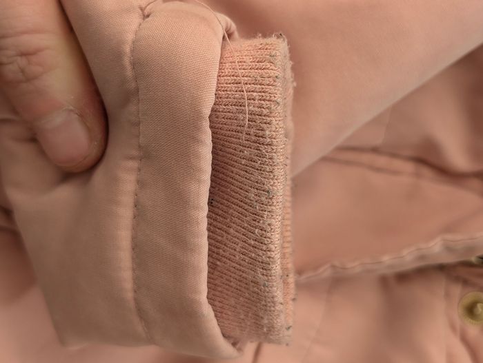 Manteau fille Vertbaudet 12 mois – rose capuche fausse fourrure – bon état - photo numéro 7