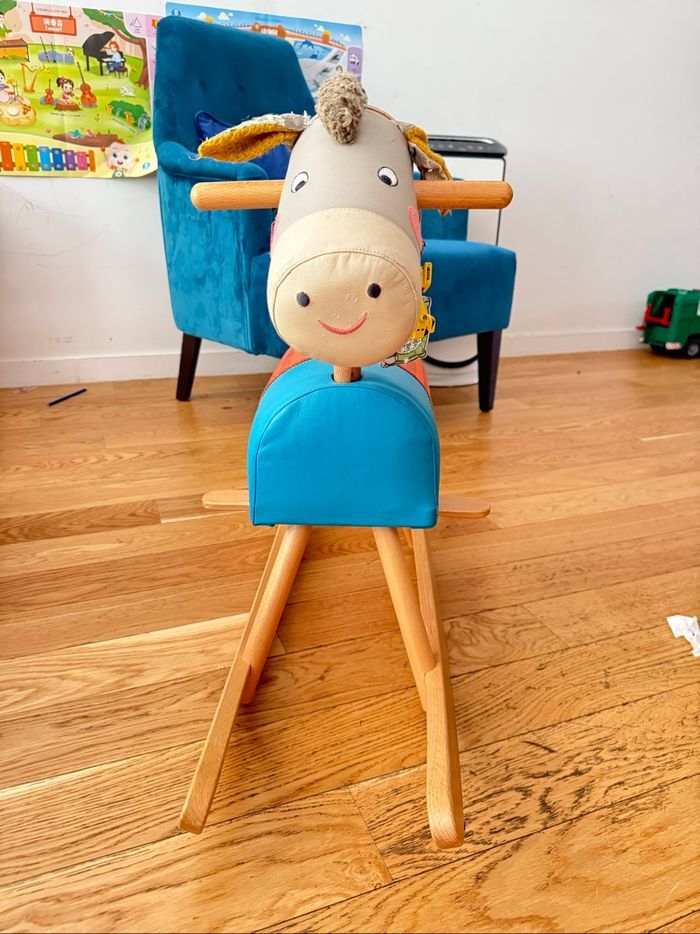 Cheval a bascule en bois Moulin Roty - photo numéro 3