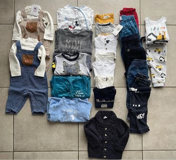Lot vêtements garçon 6/9 mois très bon état.