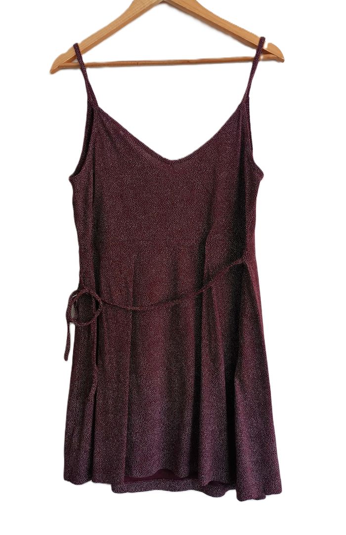 Top cache coeur prune. H&M. Coton. Modal. Taille 40 - photo numéro 6