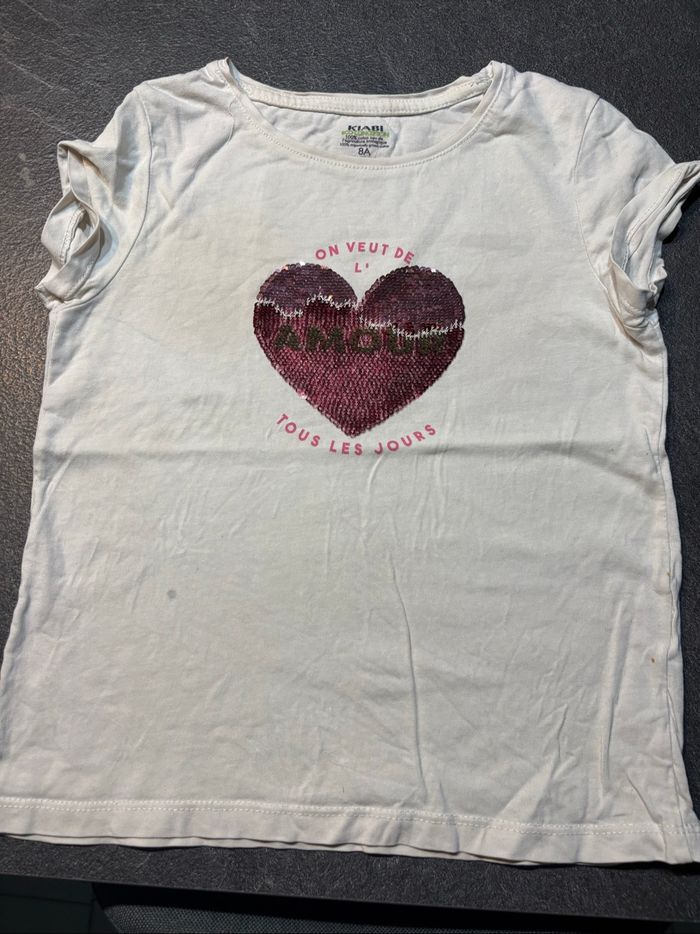 T shirt fille 8 ans