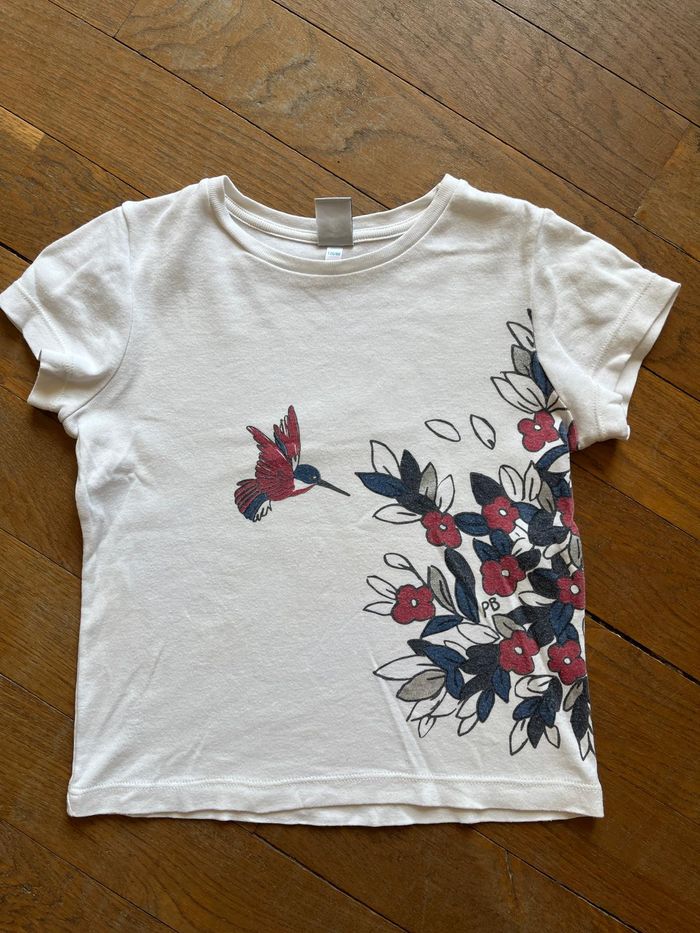 Tee-shirt blanc Petit Bateau 6 ans