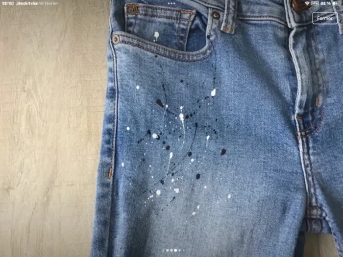 Jean mango effet destroy - photo numéro 3