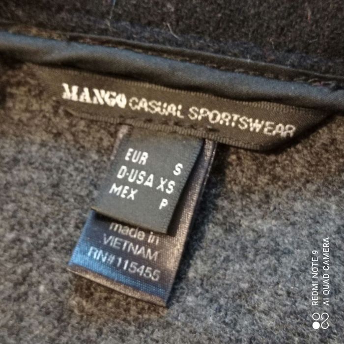 Manteau gris en laine t34/36 MNG - photo numéro 6