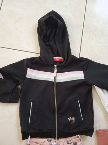 Veste sweat a capuche