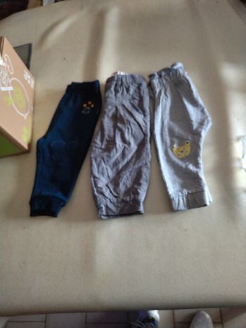 Lot de 3 pantalons chauds bébé