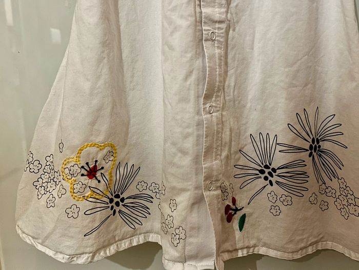 Robe blanche fleurie - photo numéro 5