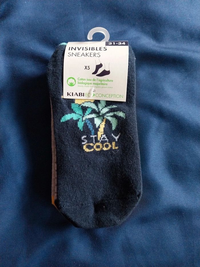 Lot chaussettes invisibles neuves 31 34