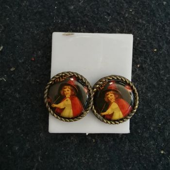 Boucles d'oreilles petite sorcière