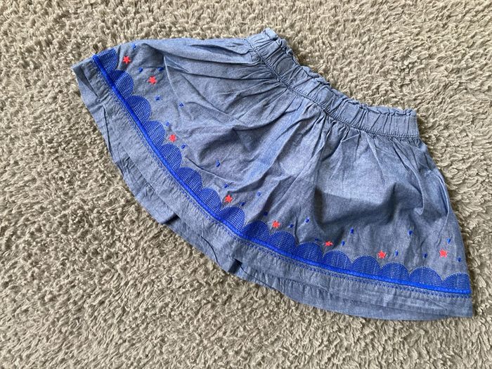 Jupe short bleu 12 mois - photo numéro 2