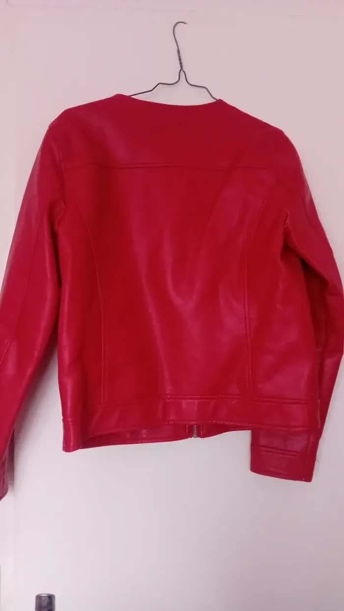 Veste simili cuir - photo numéro 2