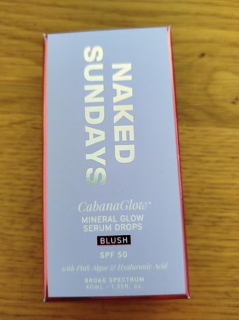 Naked sundays cabana glow sérum drops blush spf50