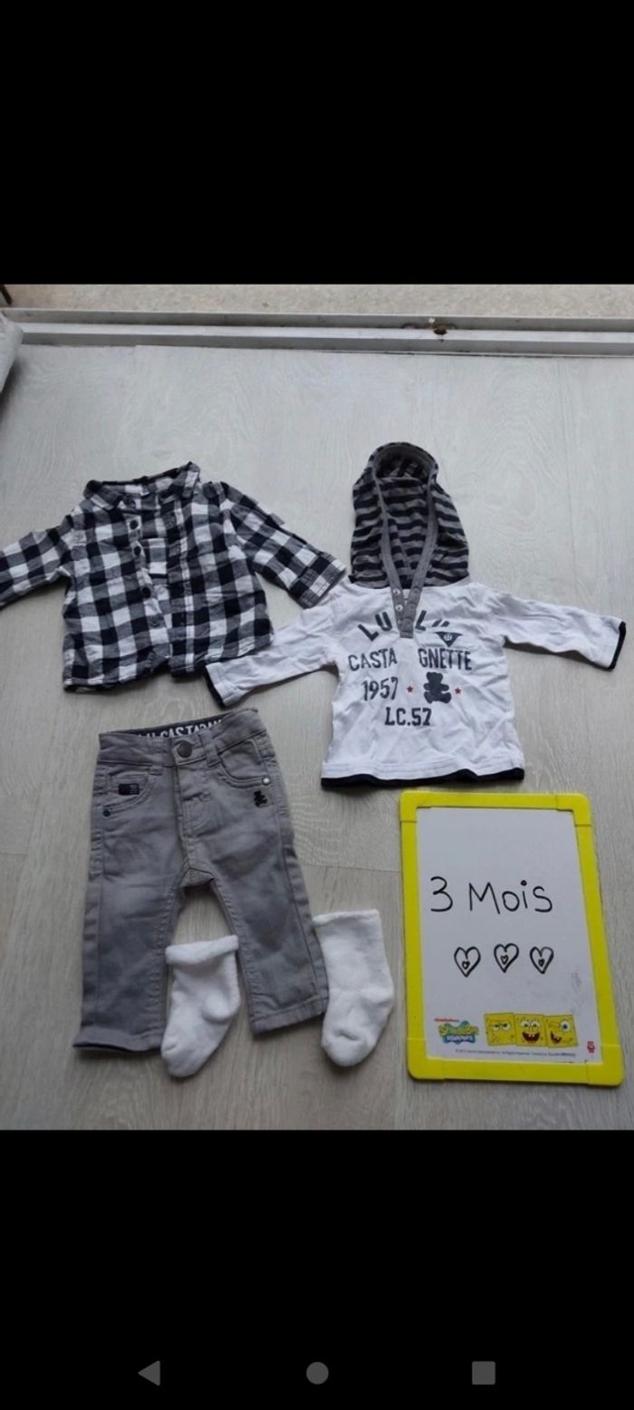 Lot de vêtements bébé garçon 3 mois - photo numéro 3