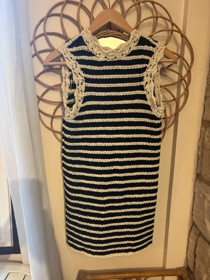 Robe crochet monoprix