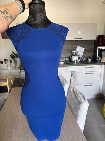 Robe de soirée bleu S