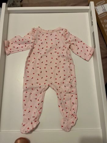 Pyjama Coton Rose TAO 9 mois 71cm