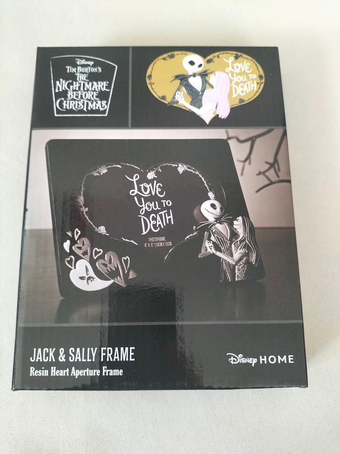 🖤 Cadre photo Mr Jack & Sally - Disney - Tim Burton - Neuf 🖤 - photo numéro 5