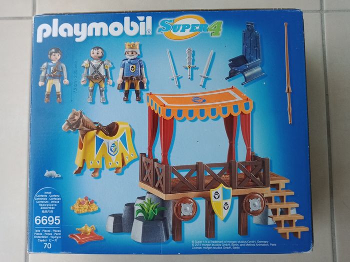 Playmobil Super 4 Tribune royale avec Alex - photo numéro 2