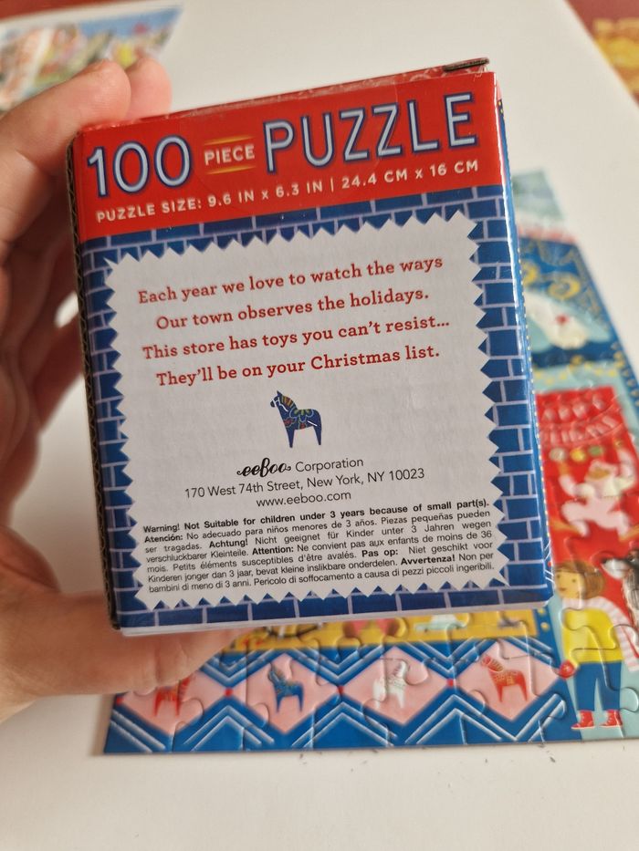 Mini puzzle 100 pièces.  Eeboo. Dd1131 - photo numéro 6