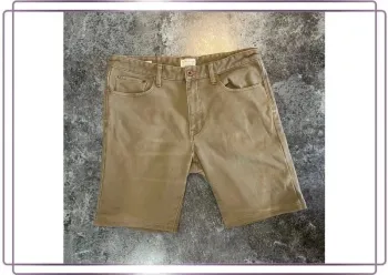 Short jean marron homme Weatherproof 36x34 Pantaloncini carpentiere uomo Zimmermannsshorts