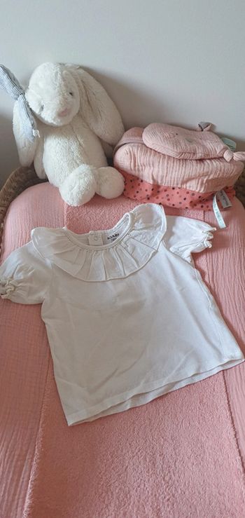 Tee-shirt Kiabi col pierrot taille 18 mois