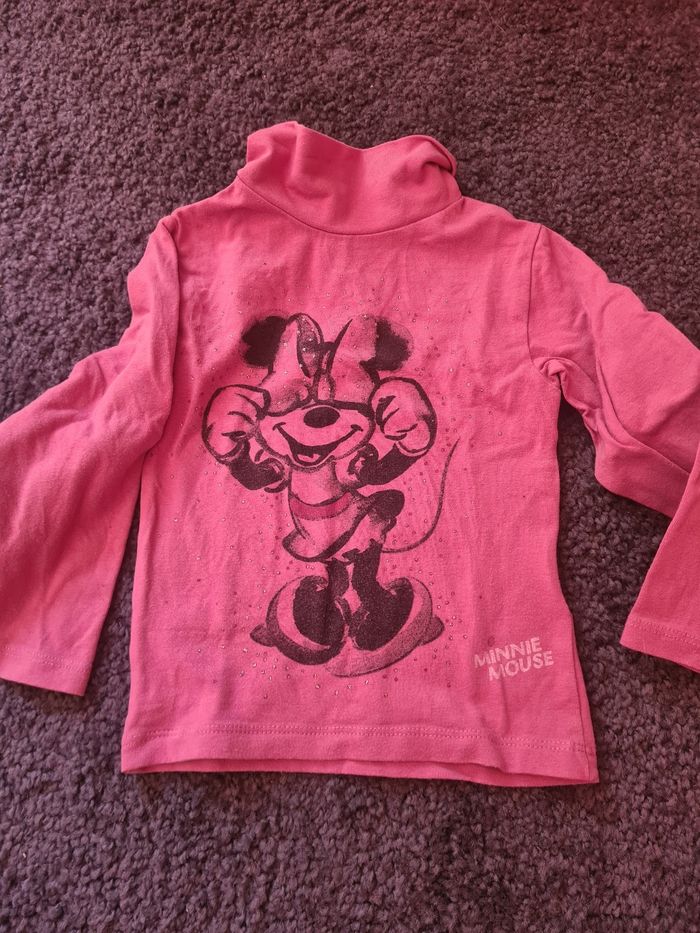 Tee-shirt col minnie