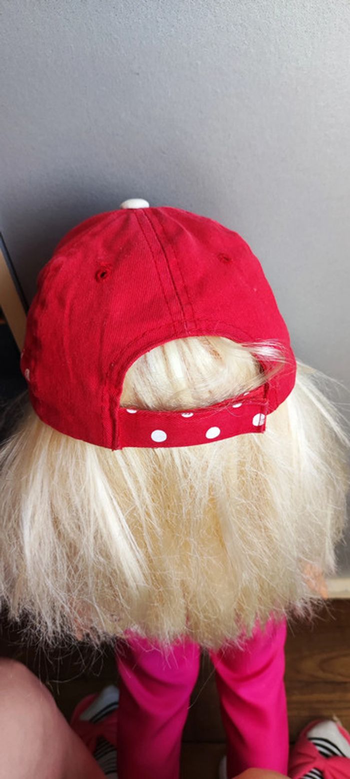 Casquette rouge à pois blanc Minnie - photo numéro 8