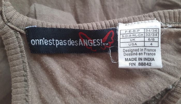 Robe fines bretelles. Macramé et perles. Taille 34/36 - photo numéro 4