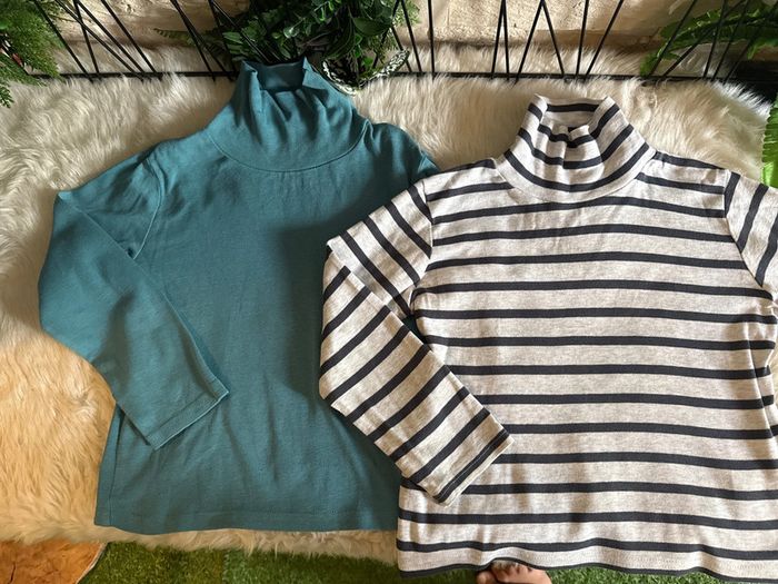 Lot de deux sous pull garçon 5 ans - photo numéro 2