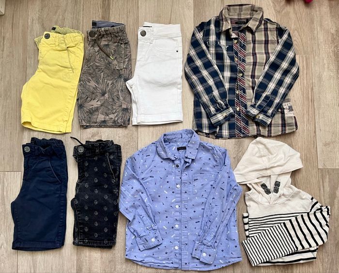 Lot shorts + chemises IKKS