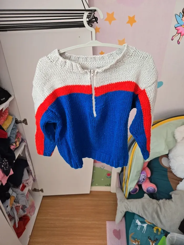 Pull fait main taille 4 ans - photo numéro 2