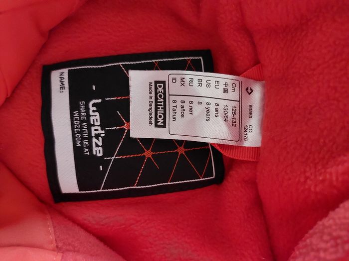 Combinaison de ski rouge 8ans - photo numéro 6