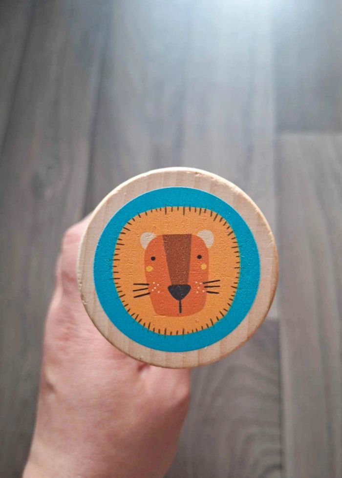 Bâton de pluie en bois Janod avec animaux jeu musical - photo numéro 3