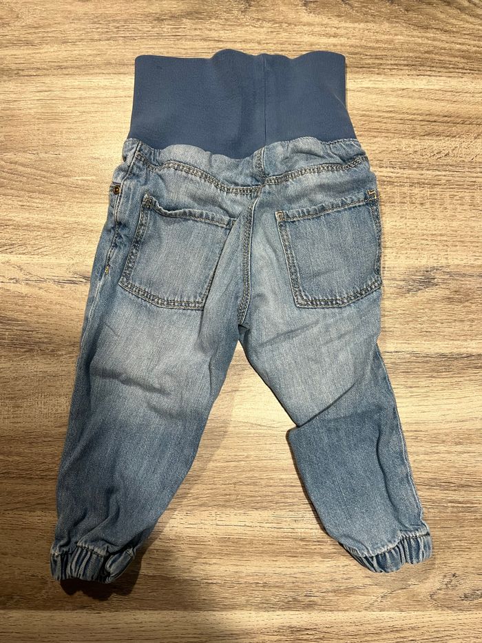 Pantalon bleu souple - photo numéro 2