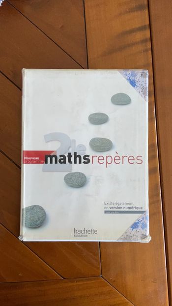 Maths repères livre seconde