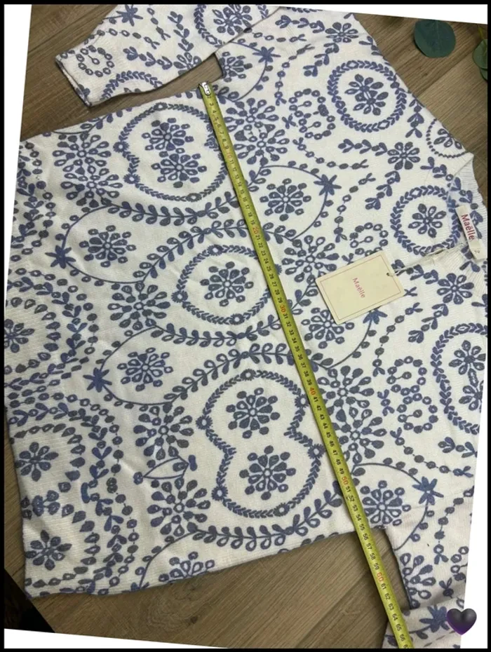 Top femme pull femme automne hiver neuf bleu crème sweat femme taille 38 taille 40 neuf lot - photo numéro 4