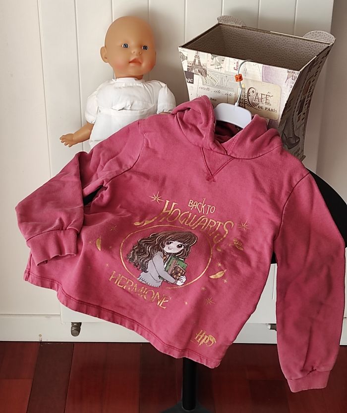 Sweat à capuche fille Hermione Granger 7 ans